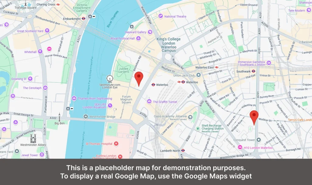 Google map placeholder